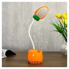 Лампа настольная 23775/1 LED 4Вт USB АКБ оранжевый 6х7,2х34 см