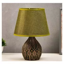 Лампа настольная 38046/1 E14 40вт черно-золотой 23х23х32 см