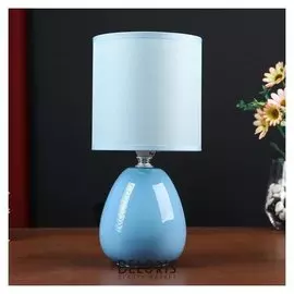 Лампа настольная 48472/1bl E14 40вт синий 12,5х12,5х27 см