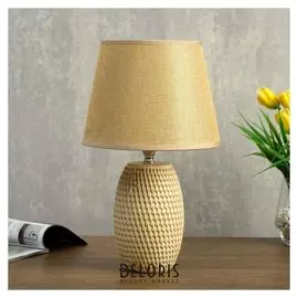 Лампа настольная 48474/1 E14 40вт бежевый 20х20х34 см