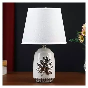 Лампа настольная 48476/1wt E14 40вт белый 20х20х32 см