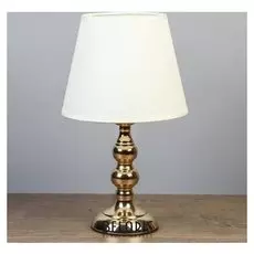 Лампа настольная "Адель" 1х40вт Е27 220в золото 21х21х37 см