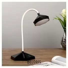 Лампа настольная "Даймонд" АКБ USB 6Вт черный 20х13х28 см.