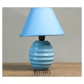 Лампа настольная Е14 25W "Гармонь синяя" 17х17х26 см