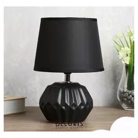 Лампа настольная "Фавия" 1х40вт Е14 черный 20х20х28 см.