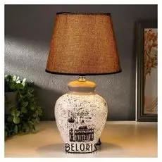 Лампа настольная керамика "Римская империя" Е14 220в 39х25х25 см