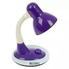 Лампа настольная "Кроха" с выкл., фиолетовая