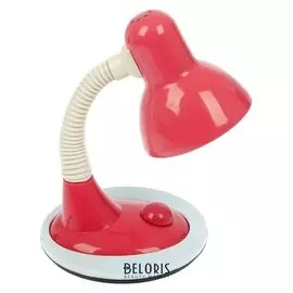 Лампа настольная "Кроха" с выкл., розовая