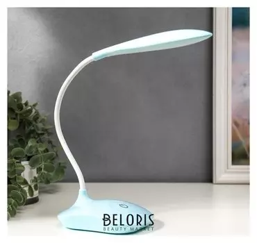 Лампа настольная LED 20 диодов "Электро" сенсор, 3 режима, Usb, АКБ 27х12х10 см