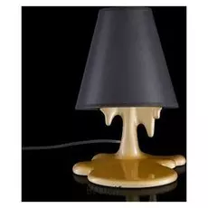 Лампа настольная "Расплавленное золото"
