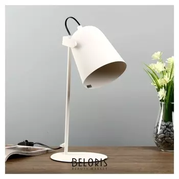 Лампа настольная "Ривьера" 1xe27 40вт белый 15х20х36 см.