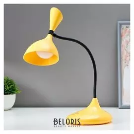 Лампа настольная сенсорная 16089/1yl LED 3Вт USB АКБ 3000-6000кжелто-черный 11х17,5х39 см