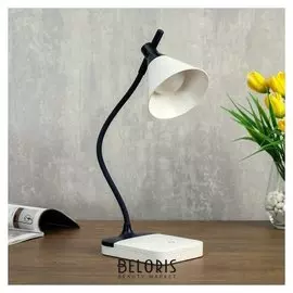 Лампа настольная сенсорная 85297/1 LED 3Вт 3 режима USB AKB бело-черный 12х10х37 см