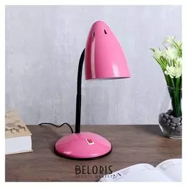 Лампа настольная "Ученик" 1х60вт Е27 розовый 21х14х34 см.