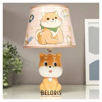 Лампа настольная "Веселый щенок" E14 40вт 20х20х32 см