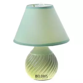 Лампа настольная "Волны", 22 см, 220v, зеленая