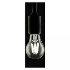 Лампа светодиодная, A60, 4 Вт, E27, 420 Лм, 4200 К, дневной белый, прозрачная