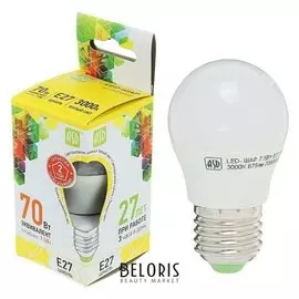 Лампа светодиодная ASD Led-шар-standard, е27, 7.5 Вт, 230 В, 3000 К, 675 Лм