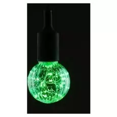 Лампа светодиодная декоративная "Шар", G80, 3 Вт, E27, 105х80, зеленый