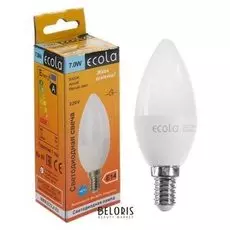 Лампа светодиодная Ecola "Свеча", 7 Вт, е14, 6000 К, 220 В, 105х37 мм