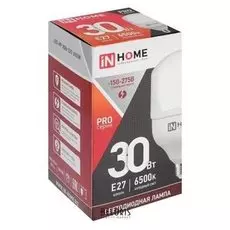 Лампа светодиодная IN Home Led-hp-pro, е27, 30 Вт, 230 В, 6500 К, 2700 Лм