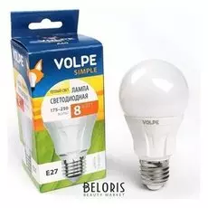 Лампа светодиодная Volpe A60, е27, 8 Вт, 3000 К