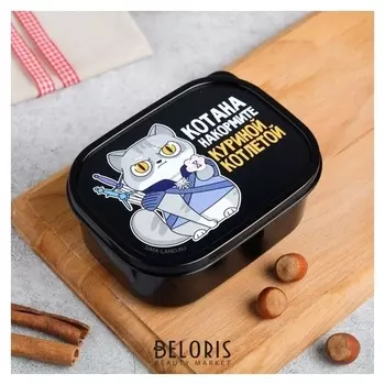 Ланч-бокс «Котана накормите», 0.5 л