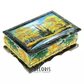 Ларец "Осень", каменная крошка