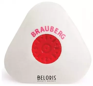 Ластик Brauberg "Energy", 45х45х10 мм, белый, треугольный, термопластичная резина, пластиковый держатель
