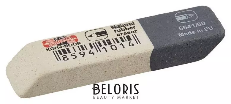 Ластик Koh-i-noor 6541/60 каучуковый, комбинир. чехия