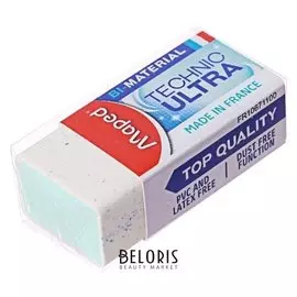 Ластик Maped Mini Technic Ultra, с формулой Без грязи, картонный футляр