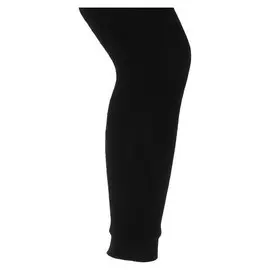 Леггинсы детские махровые однотонные, цвет чёрный, рост 140-146