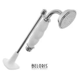 Лейка для душа "Центр сантехники" 46588, металл, керамика, с кронштейном