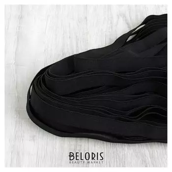 Лента эластичная, 20 мм, 25 ± 1 м, цвет чёрный