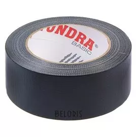 Лента армированная Tundra, 48 мм х 40 м, клейкая, чёрная