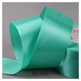 Лента атласная, 40 мм × 23 ± 1 м, цвет морская волна №148