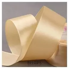 Лента атласная, 40 мм × 23 ± 1 м, цвет бежевый №105