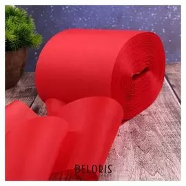 Лента капроновая, 100 мм × 100 ± 1 м, цвет красный