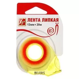 Лента липкая 12 мм х 20 м в диспенсере «Луч»