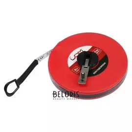 Лента мерная геодезическая Lom, фиберглассовая, закрытый корпус, 30 м х 13 мм