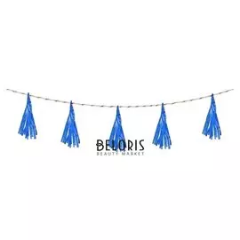 Лента тассел, набор 5 шт., цвет синий