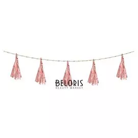 Лента тассел, набор 5 шт., цвет светло-розовый