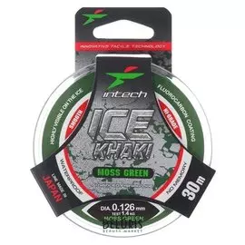 Леска Intech Ice Khaki Moss Green 0,126, 30 м