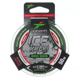 Леска Intech Ice Khaki Moss Green 0,204, 50 м
