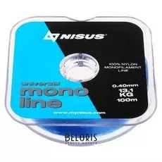 Леска Nisus Monoline Blue 0,40 мм/100 м