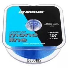 Леска Nisus Monoline Blue 0,50 мм/100 м