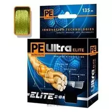 Леска плетёная Aqua Pe Ultra Elite Z-8, D=0,18, 135 м, нагрузка 13,7 кг
