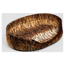 Лежак "Флок №3", 14 X 52 X 38 см, коричневый