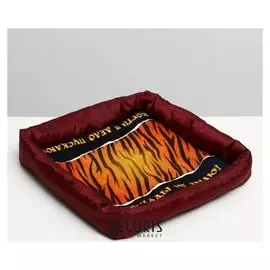 Лежанка с бортом "Пощады не знаю", 42 х 42 х 5 см
