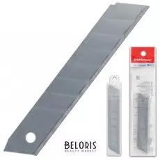 Лезвия для ножей 18 мм комплект 10 шт., толщина лезвия 0,5 мм, в пластиковом пенале, Erich Krause